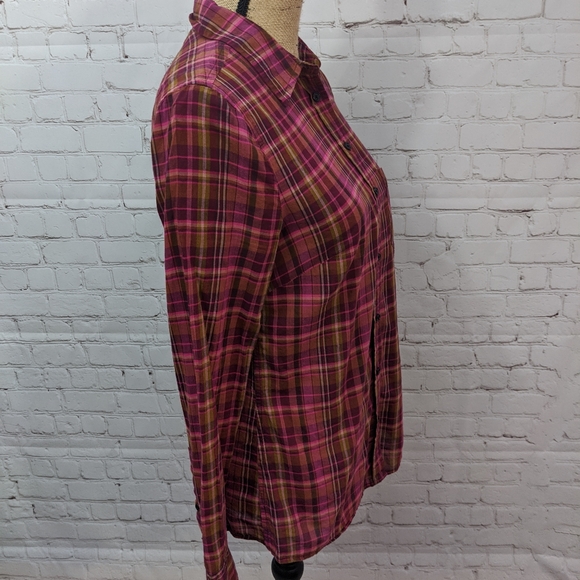 Gap Button Down Plaid Shirt Small - Picture 4 of 7
